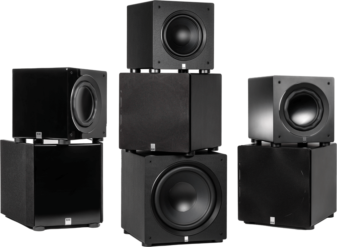 ELAC - Subwoofer Gruppenbilder-hoch komplett TP TRIM-resized-tinify-1